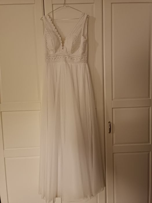 Suknia ślubna boho M/L