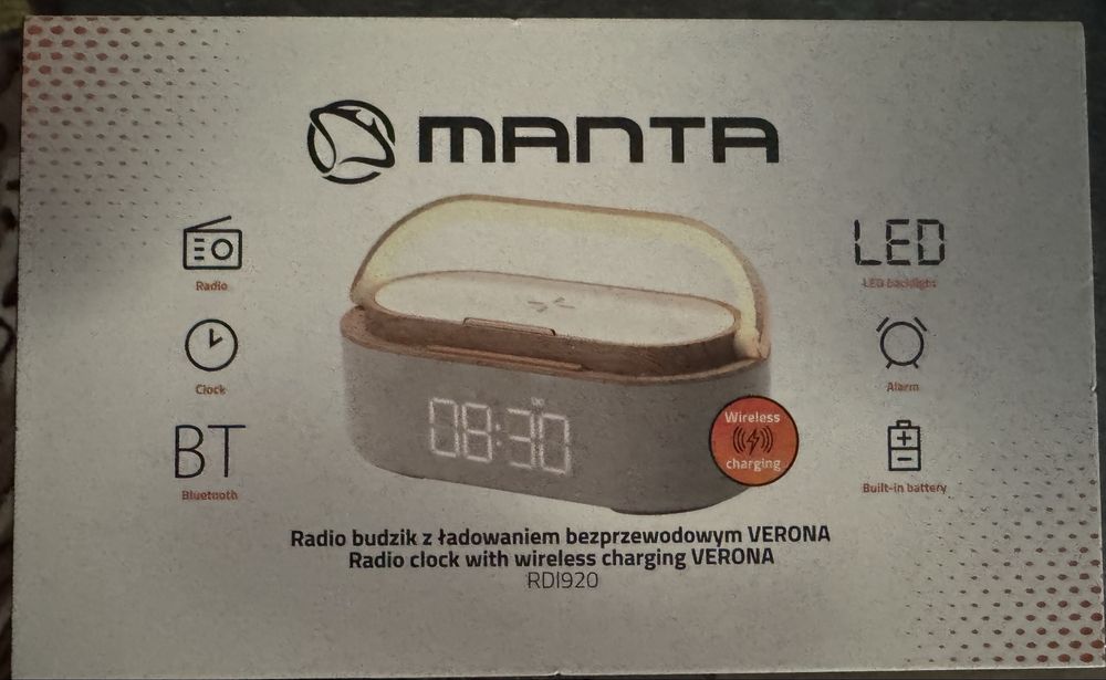 Radiobudzik manta