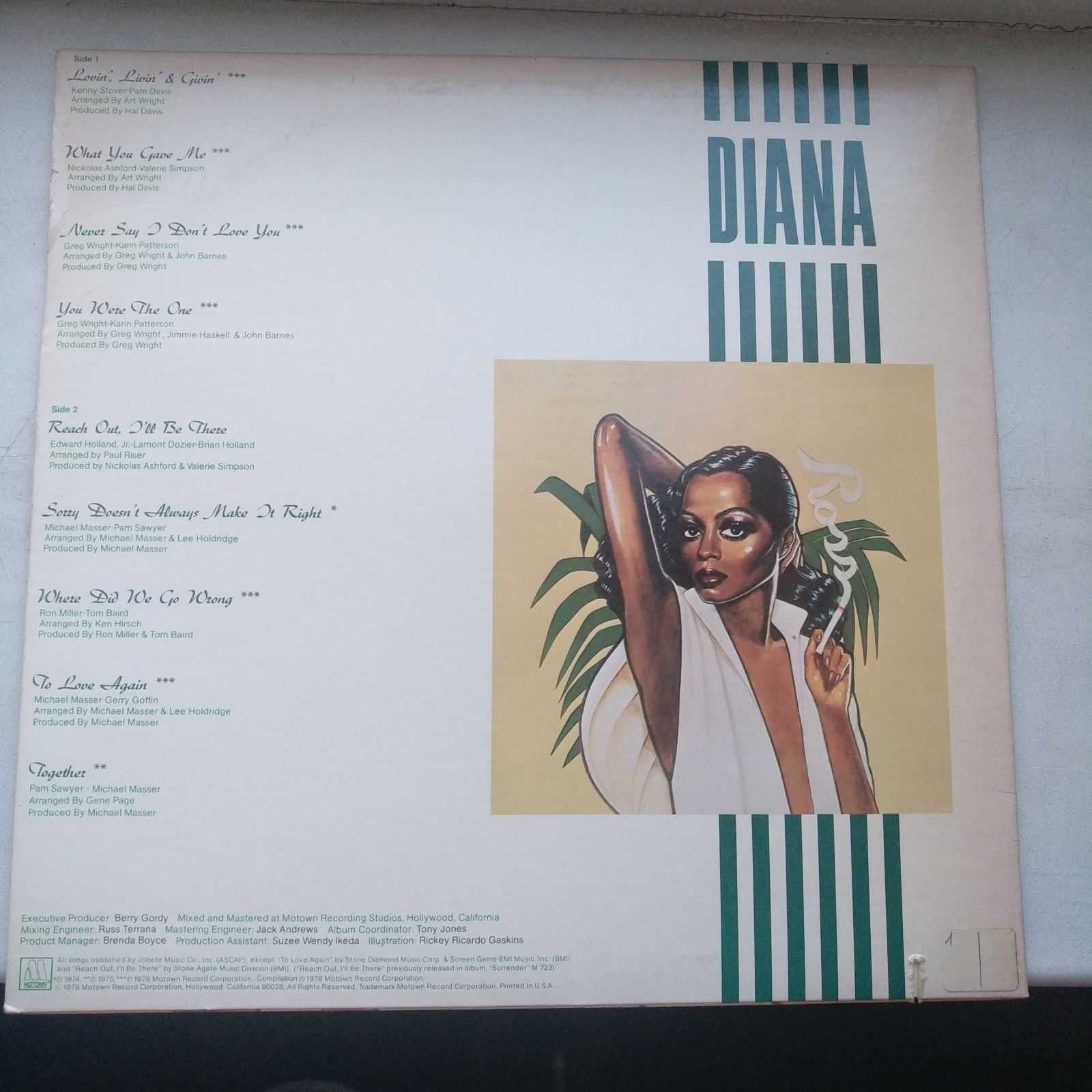 Diana Ross ‎– Ross  LP