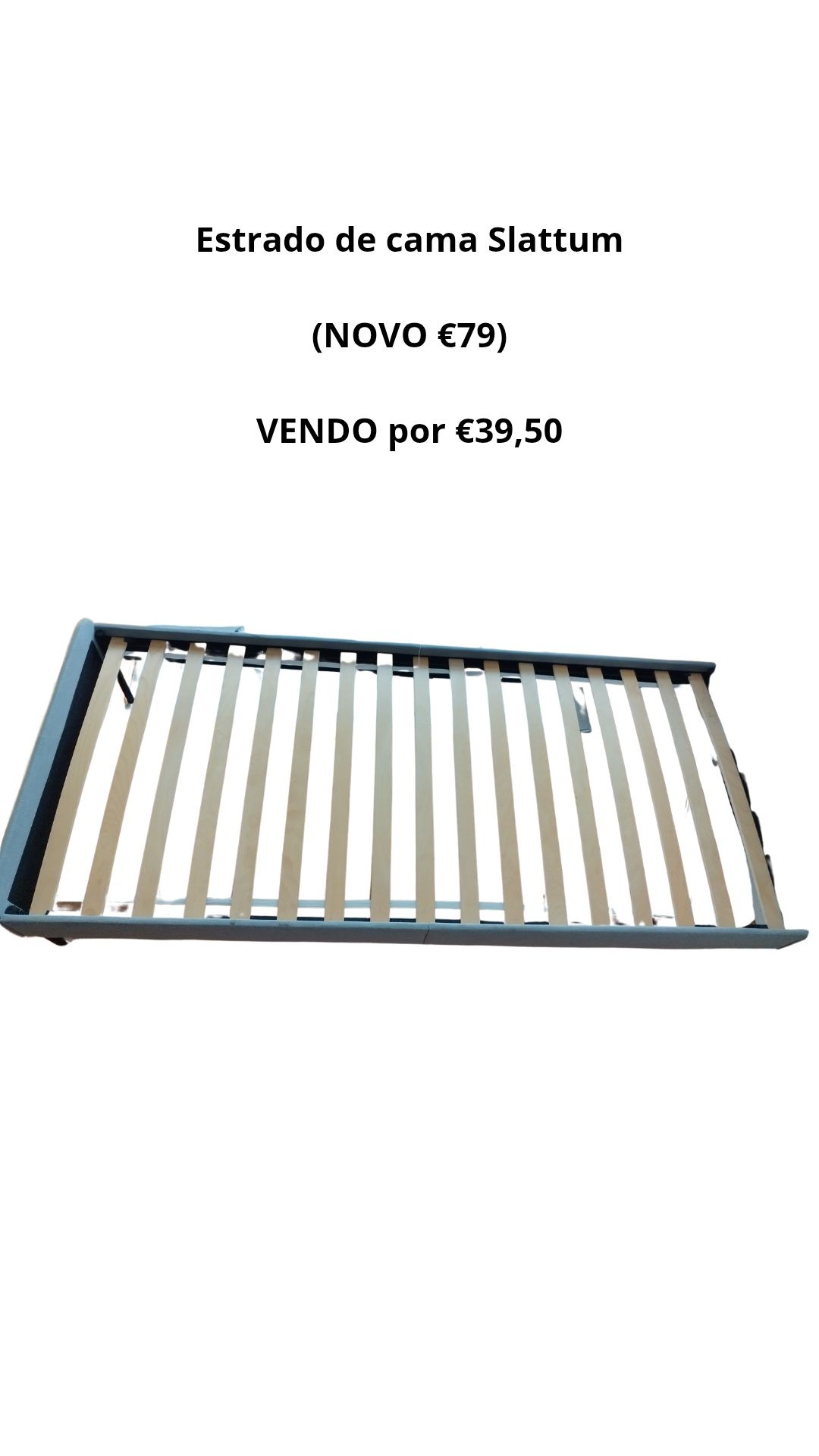 ULTIMA BAIXA DE PREÇO Cama 90x200 com estrado,colchao