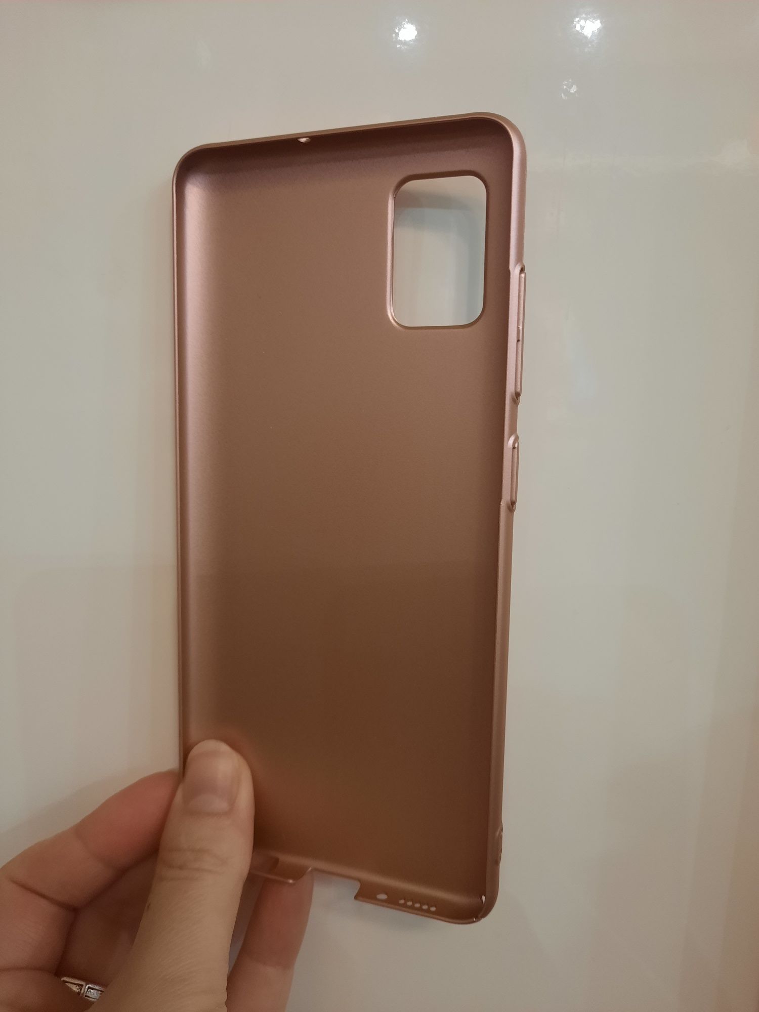 Nowe nieużywane ETUI plecki SLIM FROSTED MATT DO SAMSUNG A51 + szkło