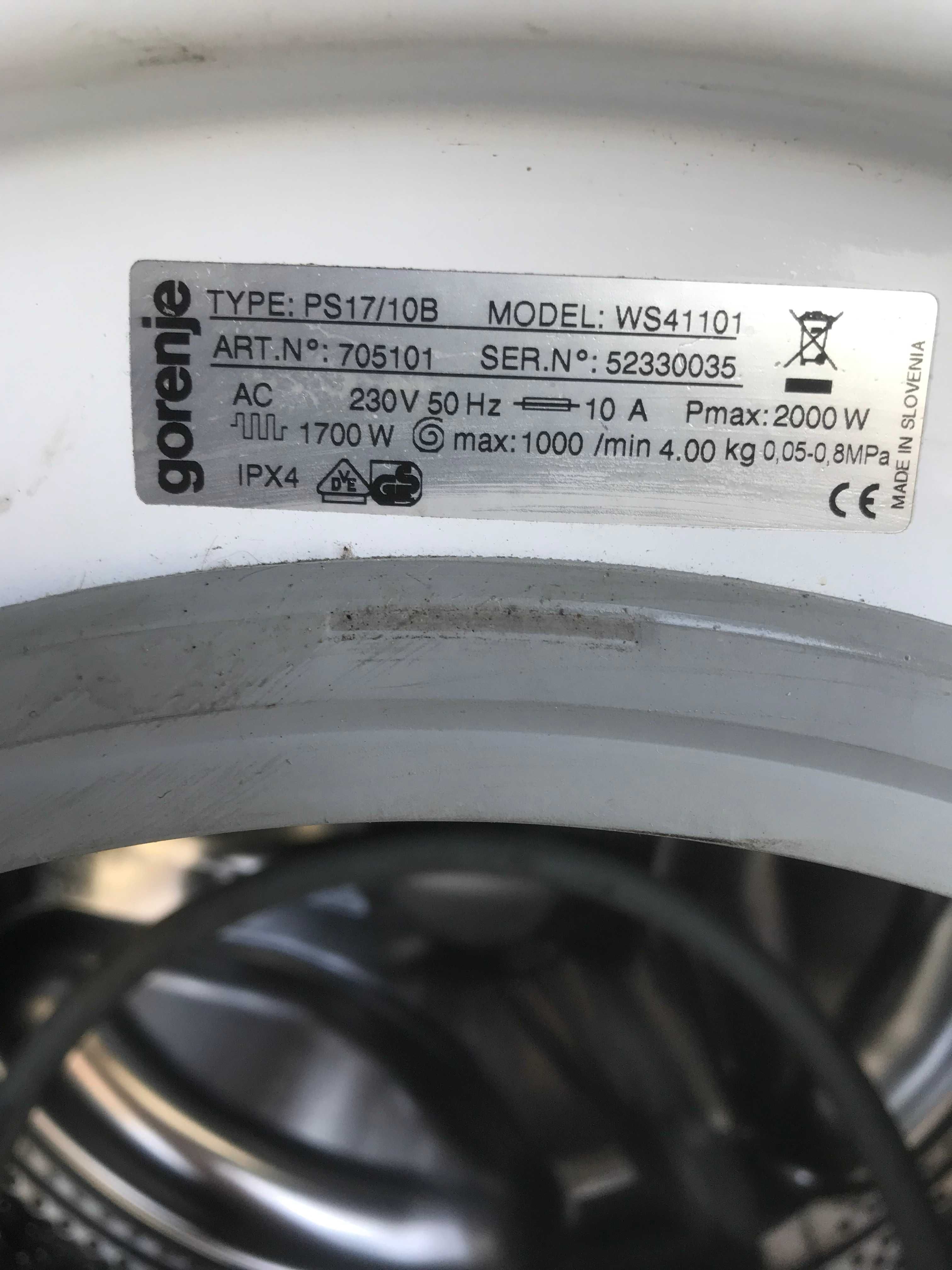 Gorenje WS41101 Пральна машина