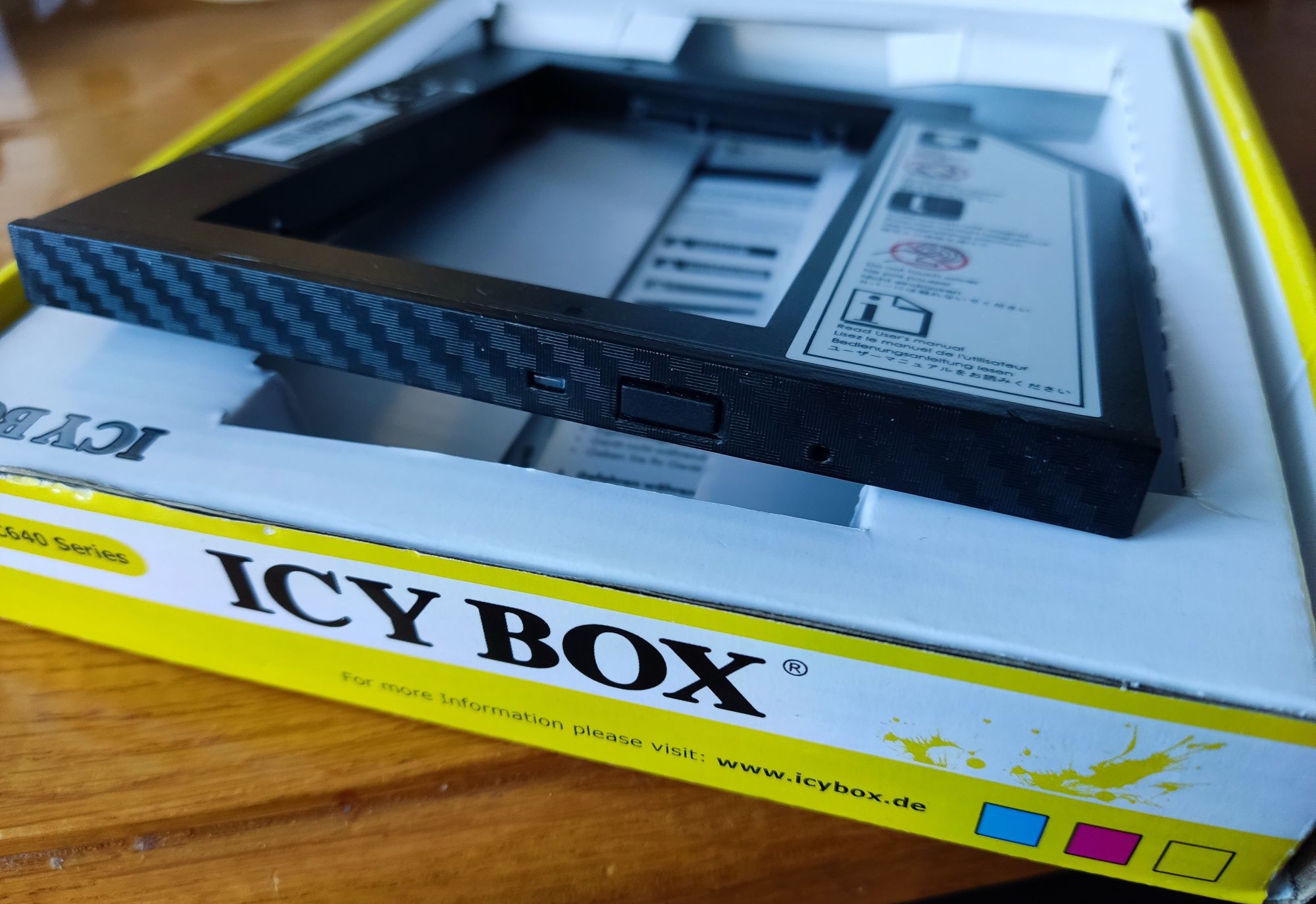 ICY BOX Kieszeń Adapter na dysk w miejsce napedu DVD