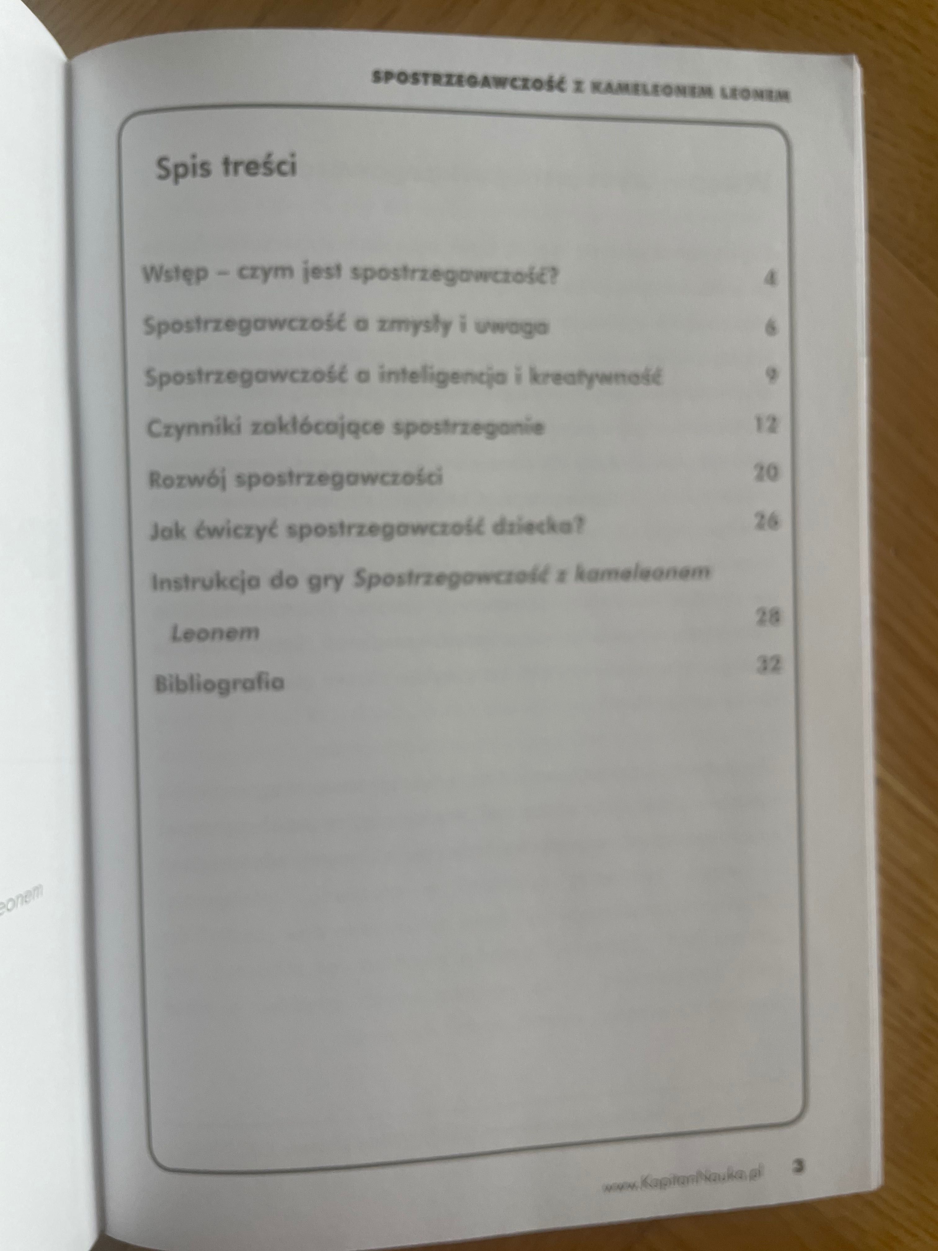 Kapitan Nauka Graj w Spostrzegawczość z Kameleonem Leonem
