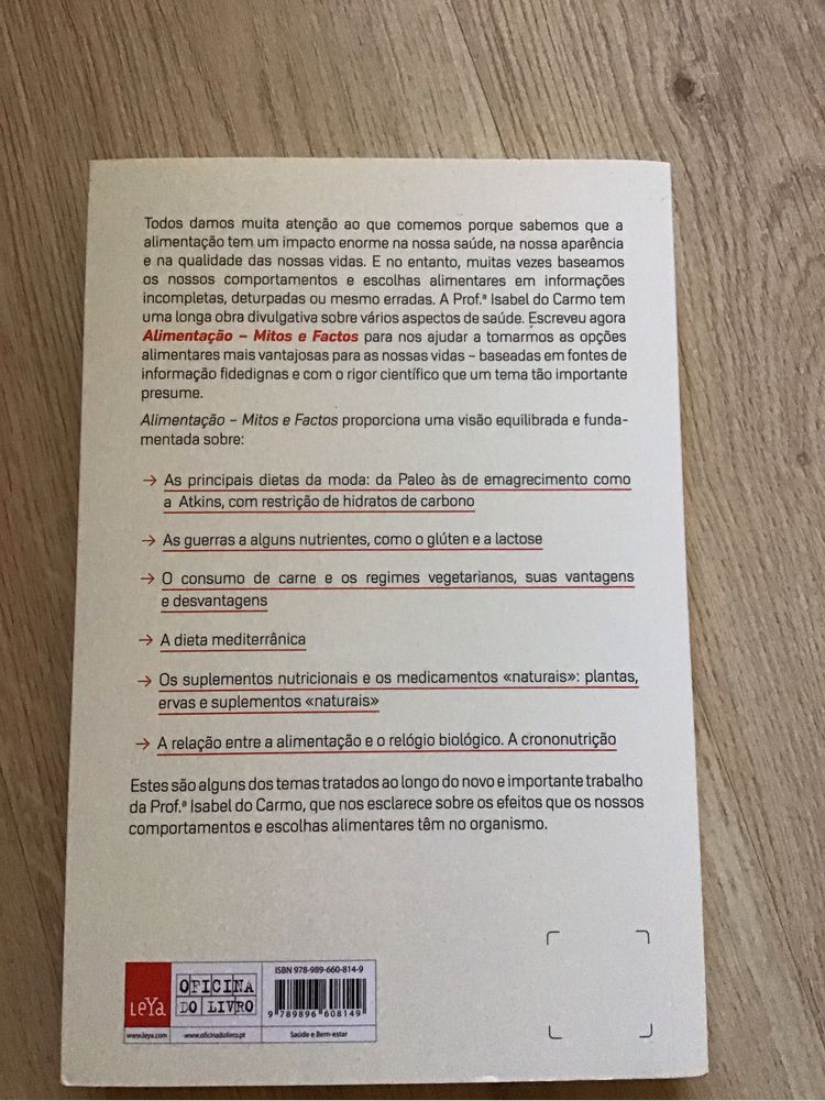 Livro - Alimentação Mitos e factos