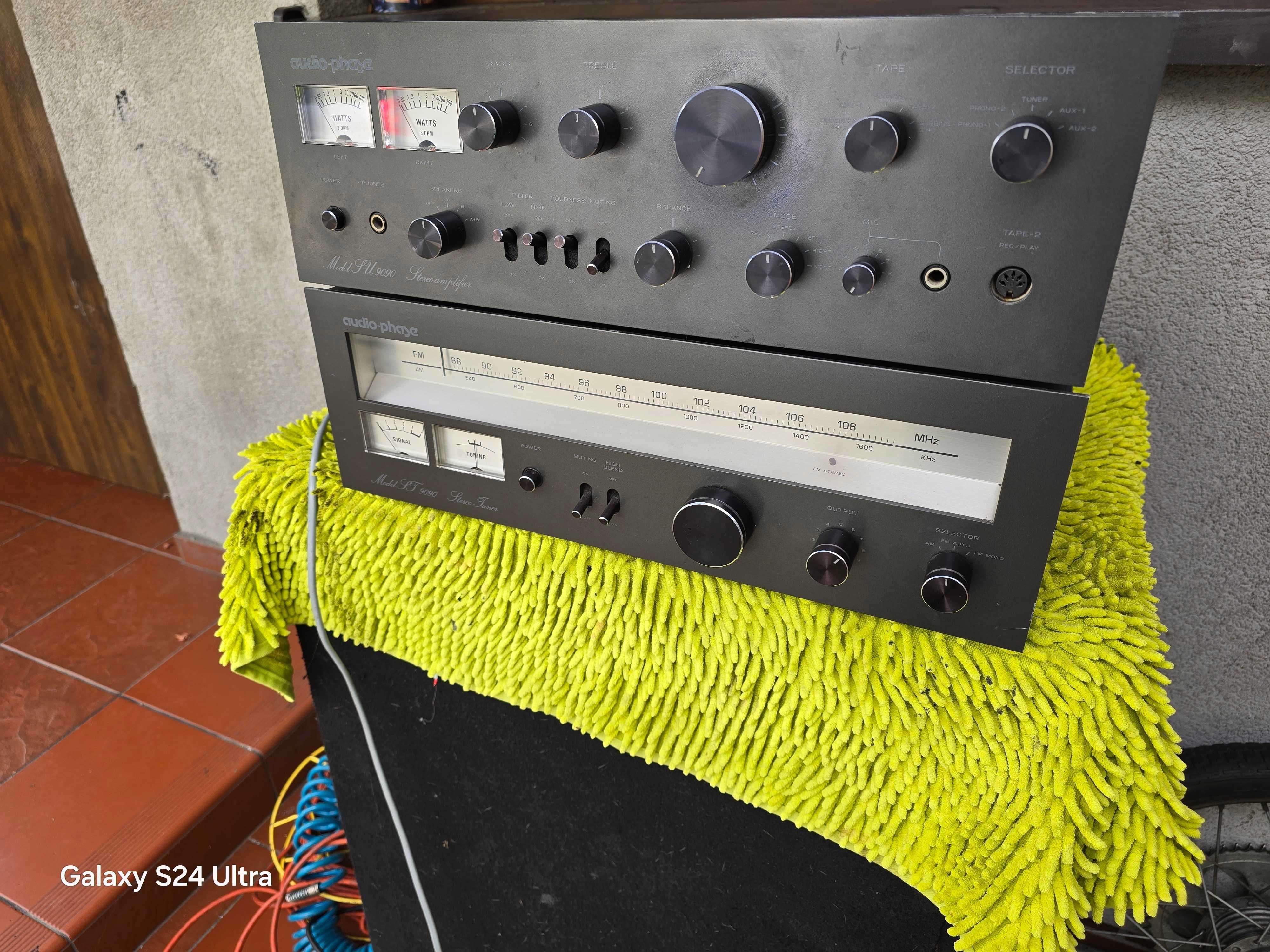 wzmacniacz+tuner Audio Phase vintage