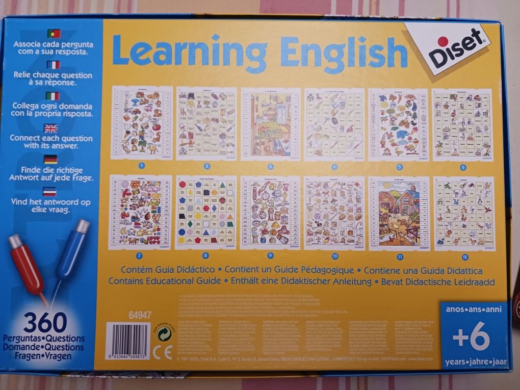 Aprender inglês a brincar