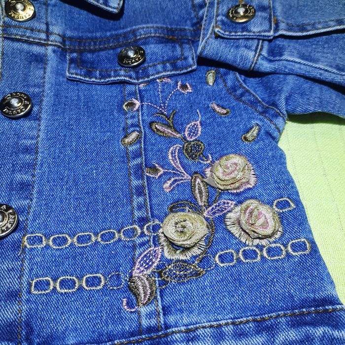 Джинсовый костюм, куртка джинсы