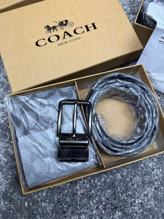 Ремень і гаманець Coach ремінь кошилек, набор новий повний кОмплект