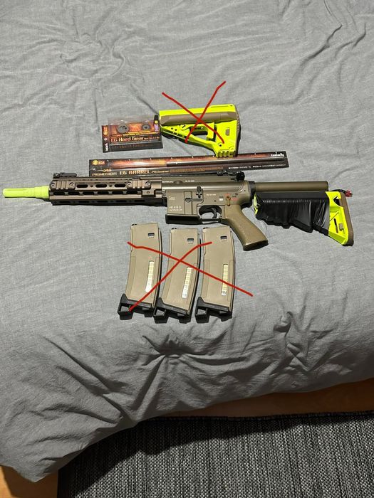 Hk416 delta custom airsoft