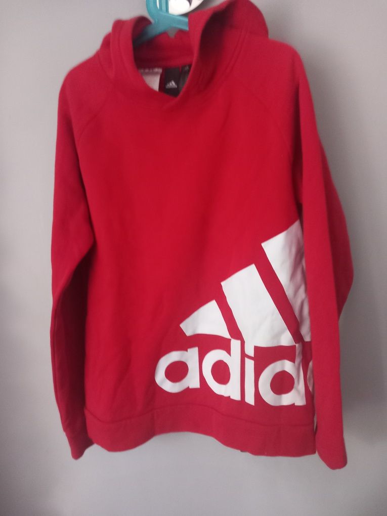 Bluza Adidas 152  czerwona