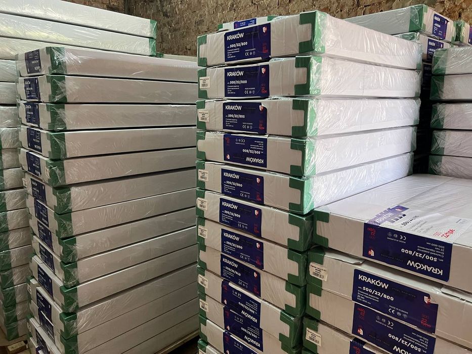 Стальні радіатори  22тип KRAKOW товщина 1.2мм високоякісні та ефективн