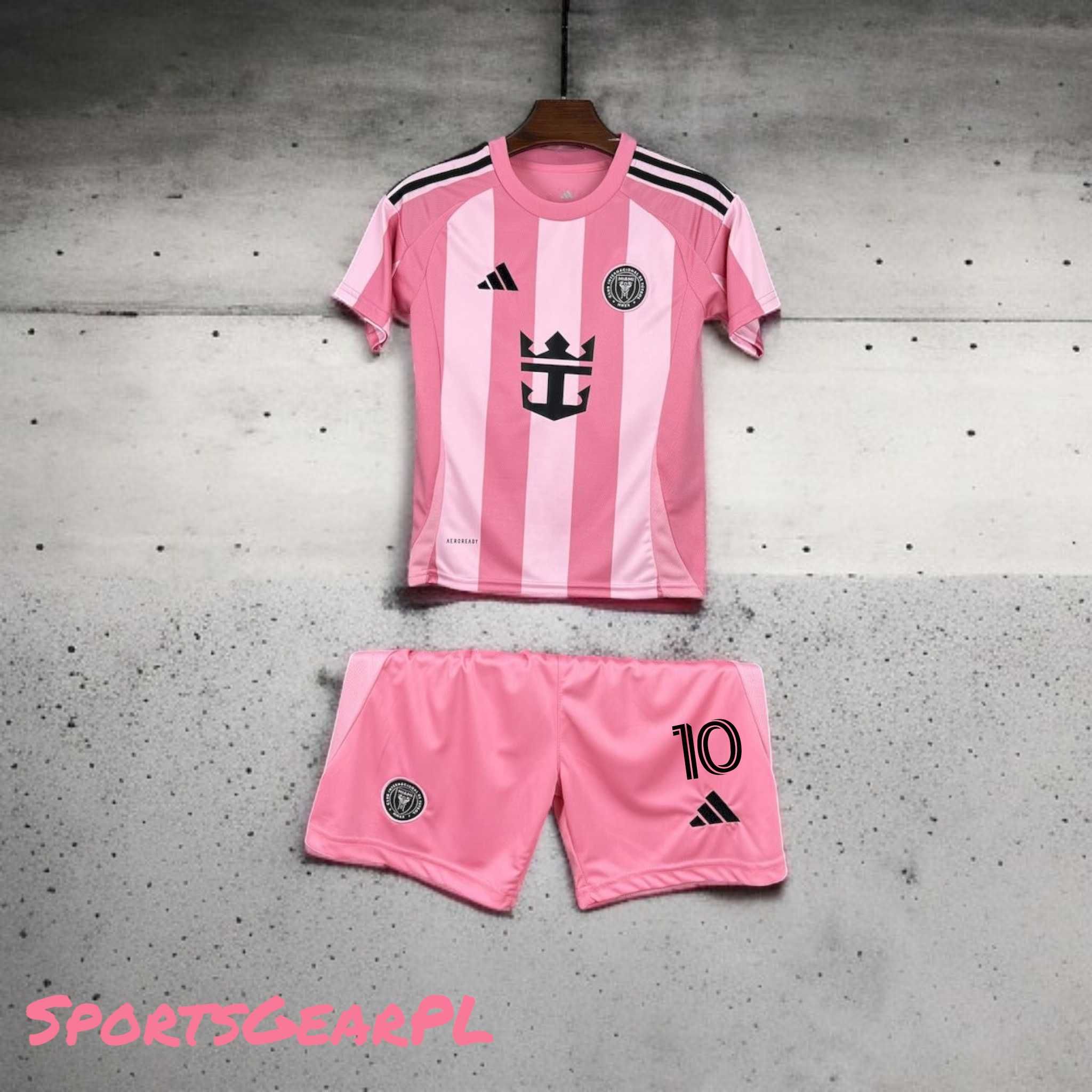NOWOŚĆ! Leo MESSI #10 Inter Miami 25/26 Komplet Domowy RÓŻNE ROZMIARY
