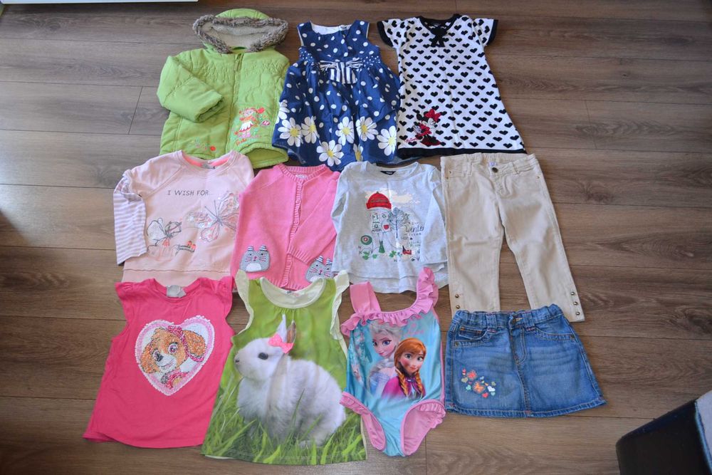 Комплект пакет вещей на девочку 4-5 лет