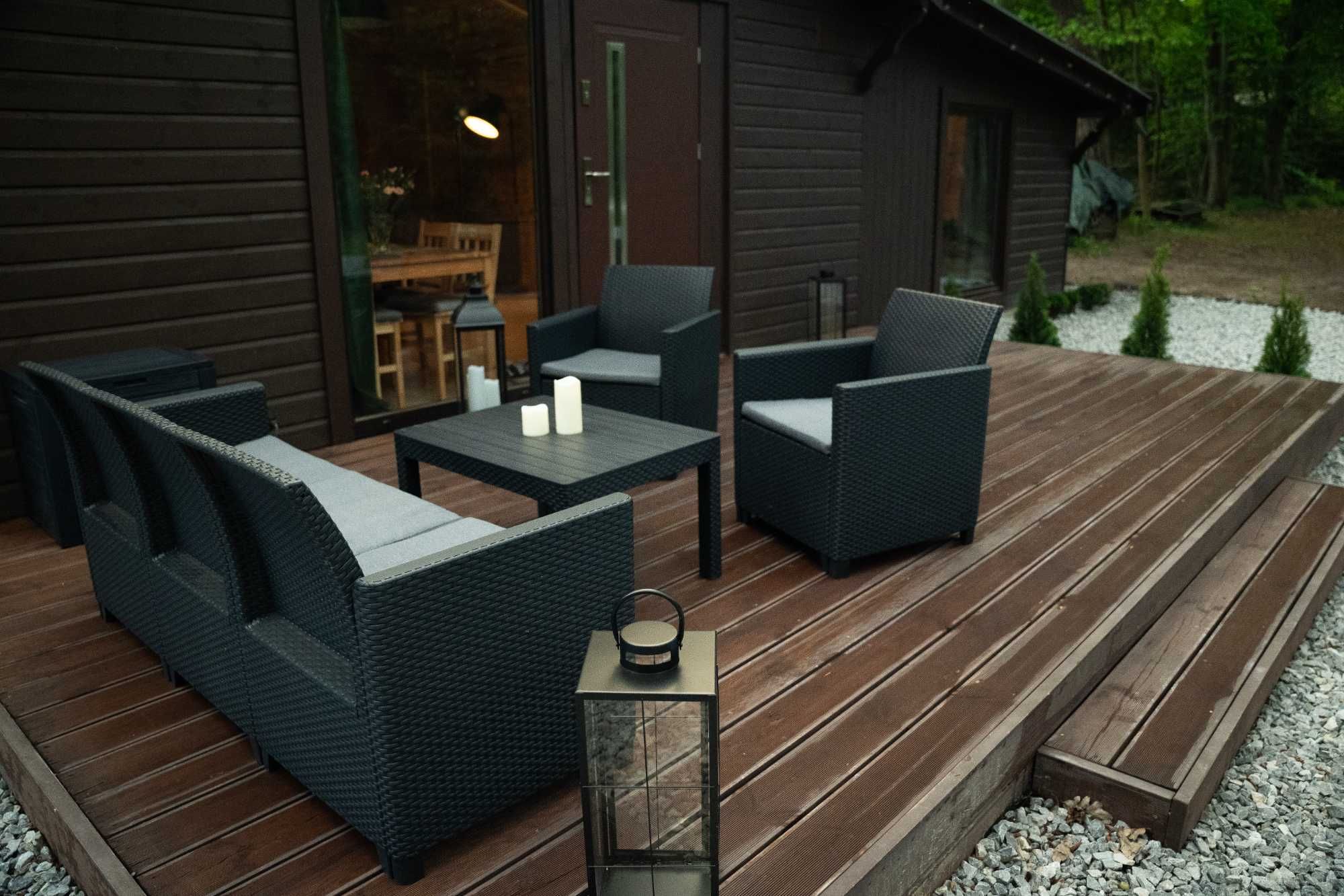 Domek z jacuzzi całoroczny