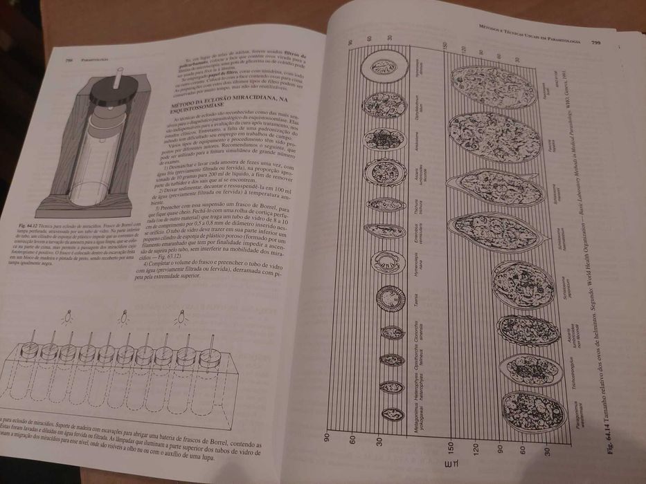 Livro Técnico em Português "Parasitologia", Luis Rey - 3ª Edição