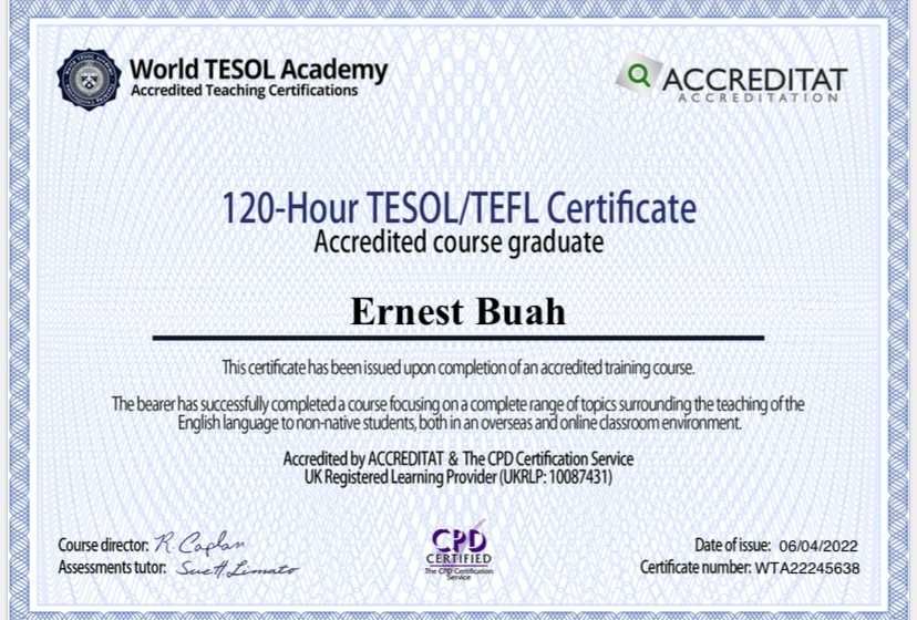 репетитор англійської мови /English Teacher(Native Speaker)