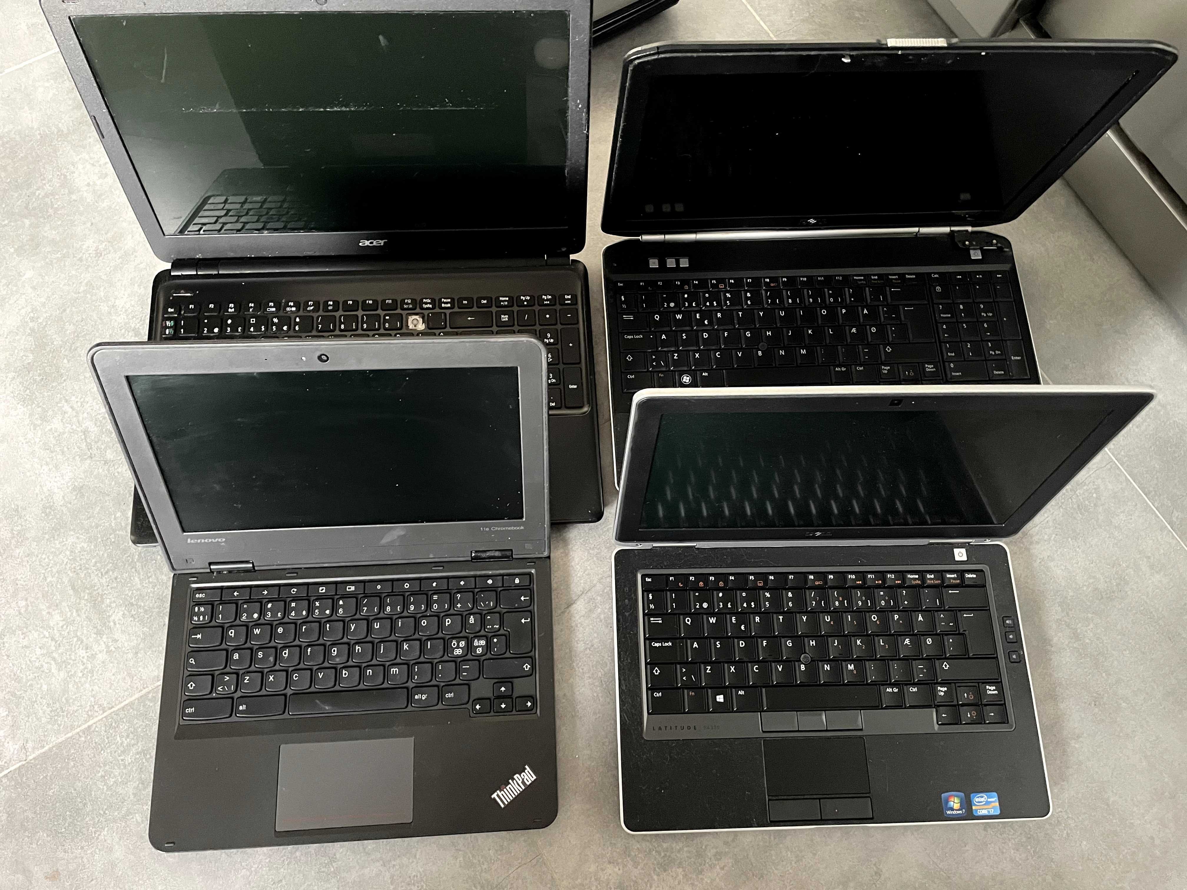 25 Laptopow plus dwa tablety