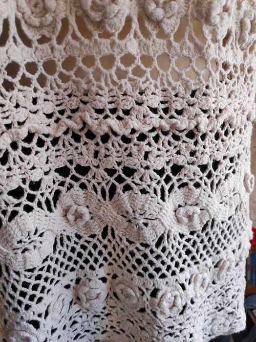 Ażurowa tunika Express Tricot, rozmiar XL/XXL