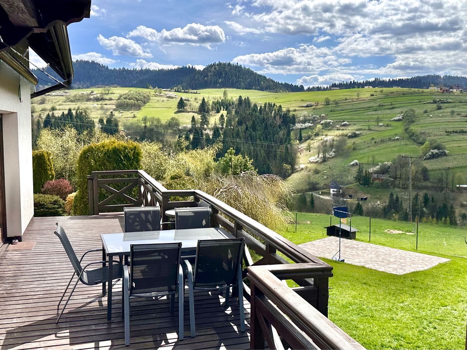DOM widoki na góry. Sauna. ŚWIĘTA. Listopad długi weekend. Pieniny.