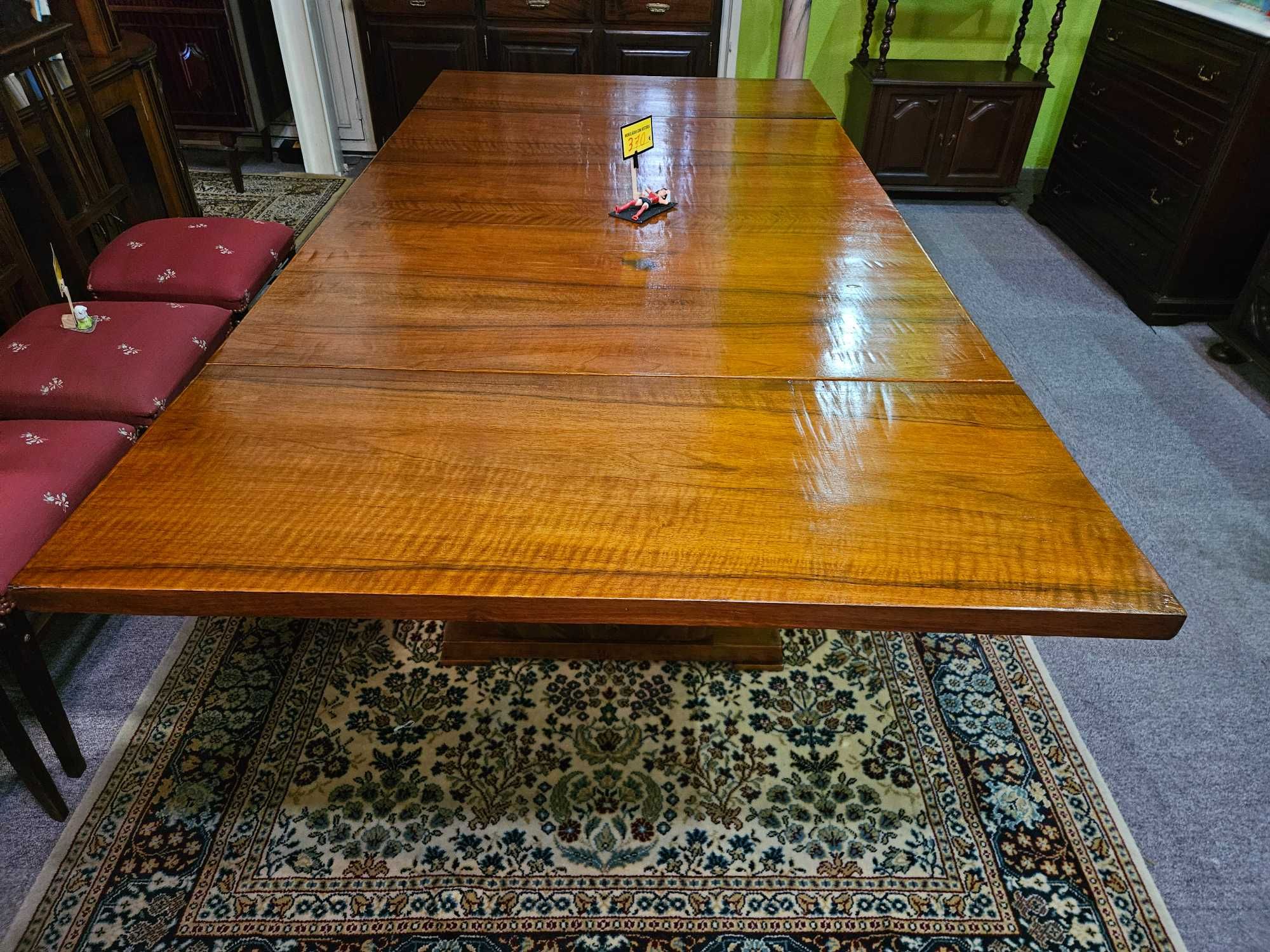 Mesa antiga estilo arte Deco totalmente restaurada - Extensível