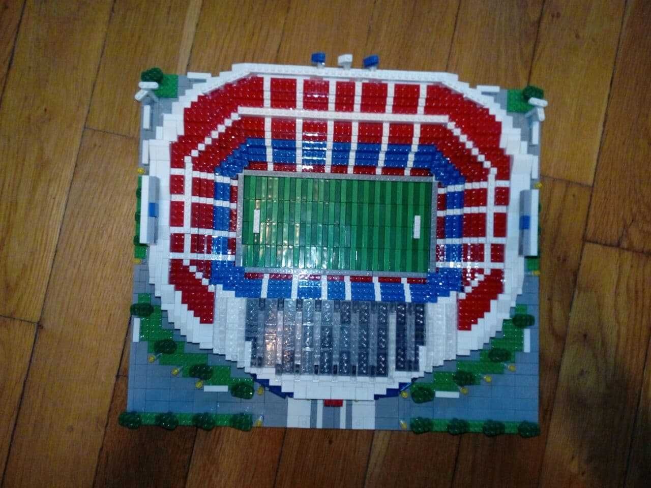 Stadion FC Barcelona - model, makieta, klocki - Camp Nou Stadium Barca