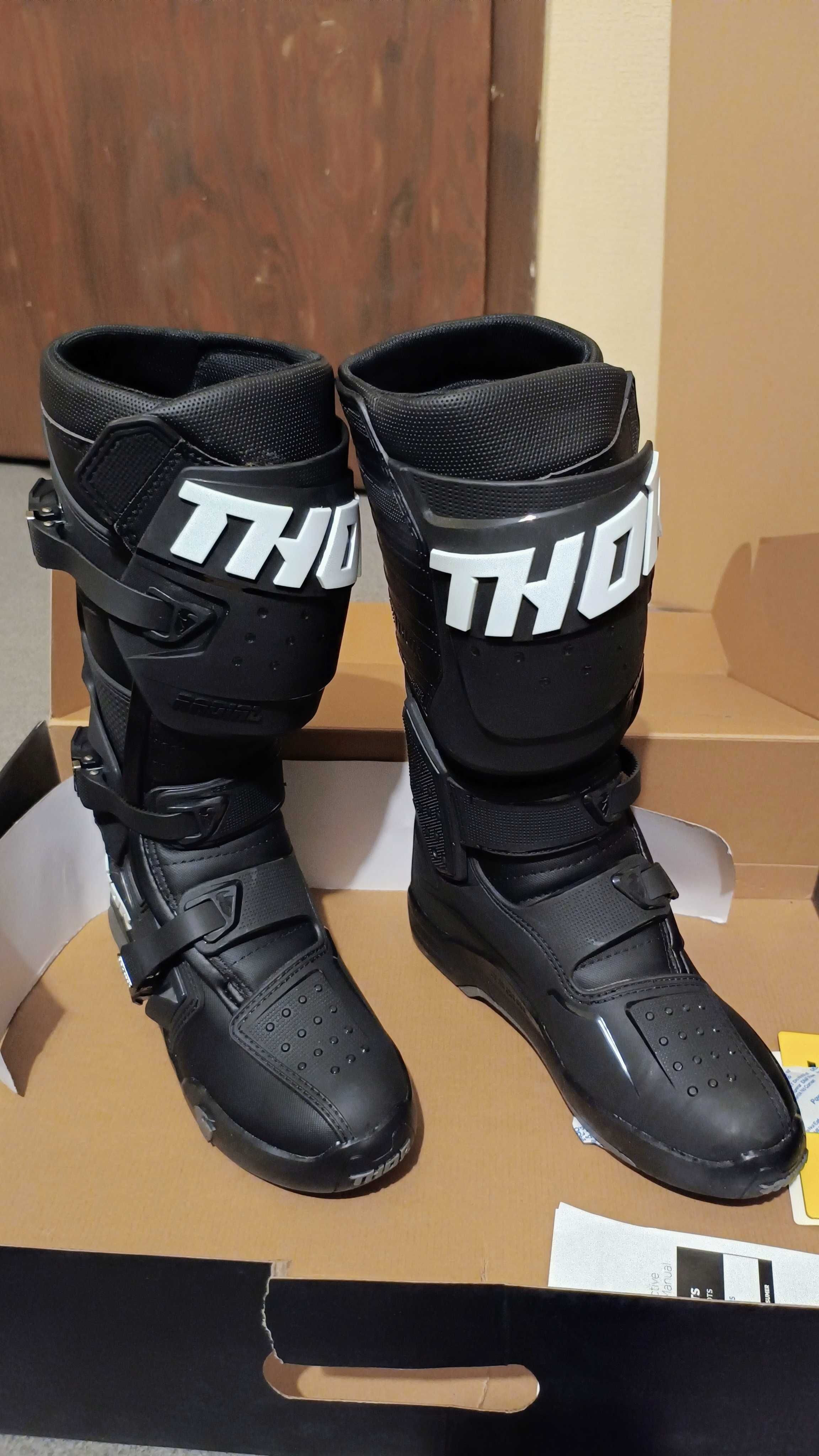 Buty crossowe THOR Radial Czarne 43 (42)