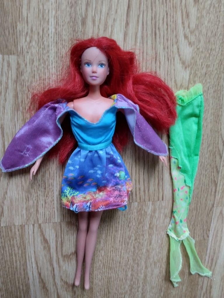Lalka Barbie Simba Toys Arielka ogony sumie ja 2w1 zginająca nogi
