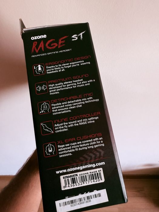 Headset Ozone Rage St