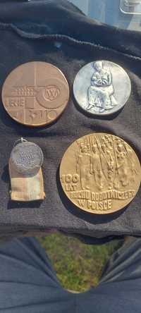 Ogromne medale PRL zestaw nr 4
