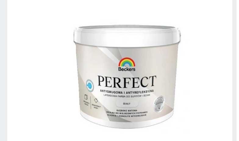 BECKERS Farba Perfect White biała 9L +GRATIS