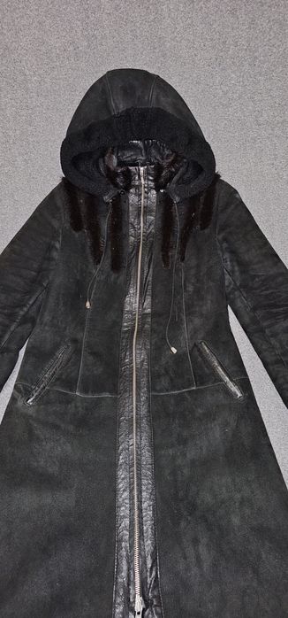 Продам натуральную дубленку с норкой