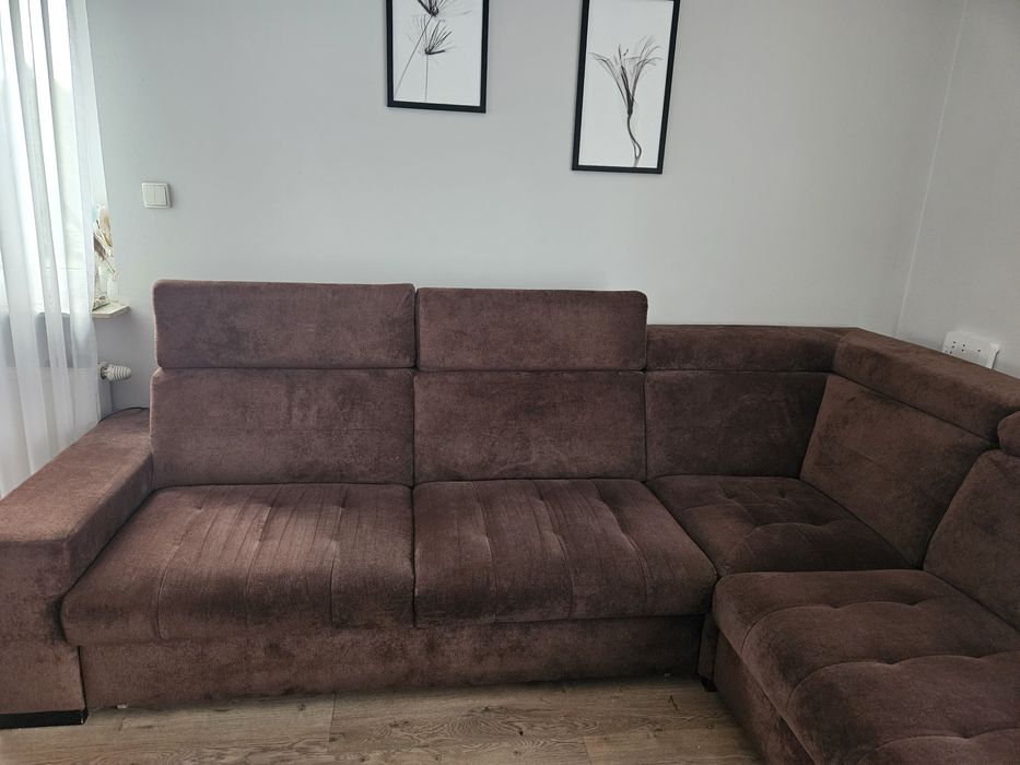 Narożnik kolor brązowy