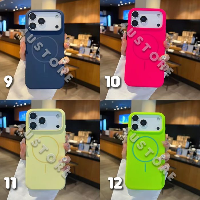 Силиконовый чехол Magsafe на iPhone 17 Pro Max софт тач чохол Силікон