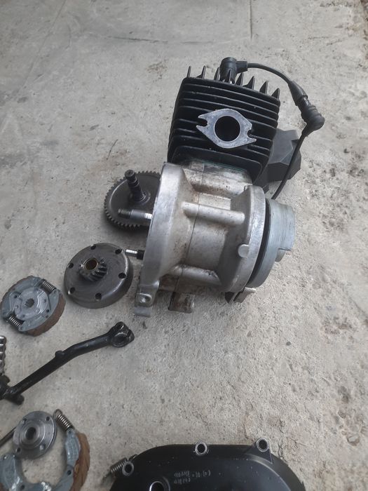 Silnik franco morini sn5 ktm sx50 malaguti 50 głowica cylinder wał