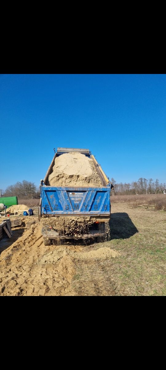 ziemia,  ziemia  na wyrównanie ogrodu, ziemia siana ,piasek itp