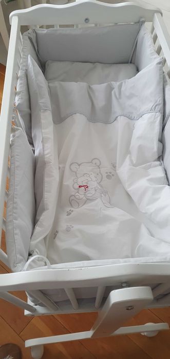 Kołyska - łóżeczko dziecięce białe