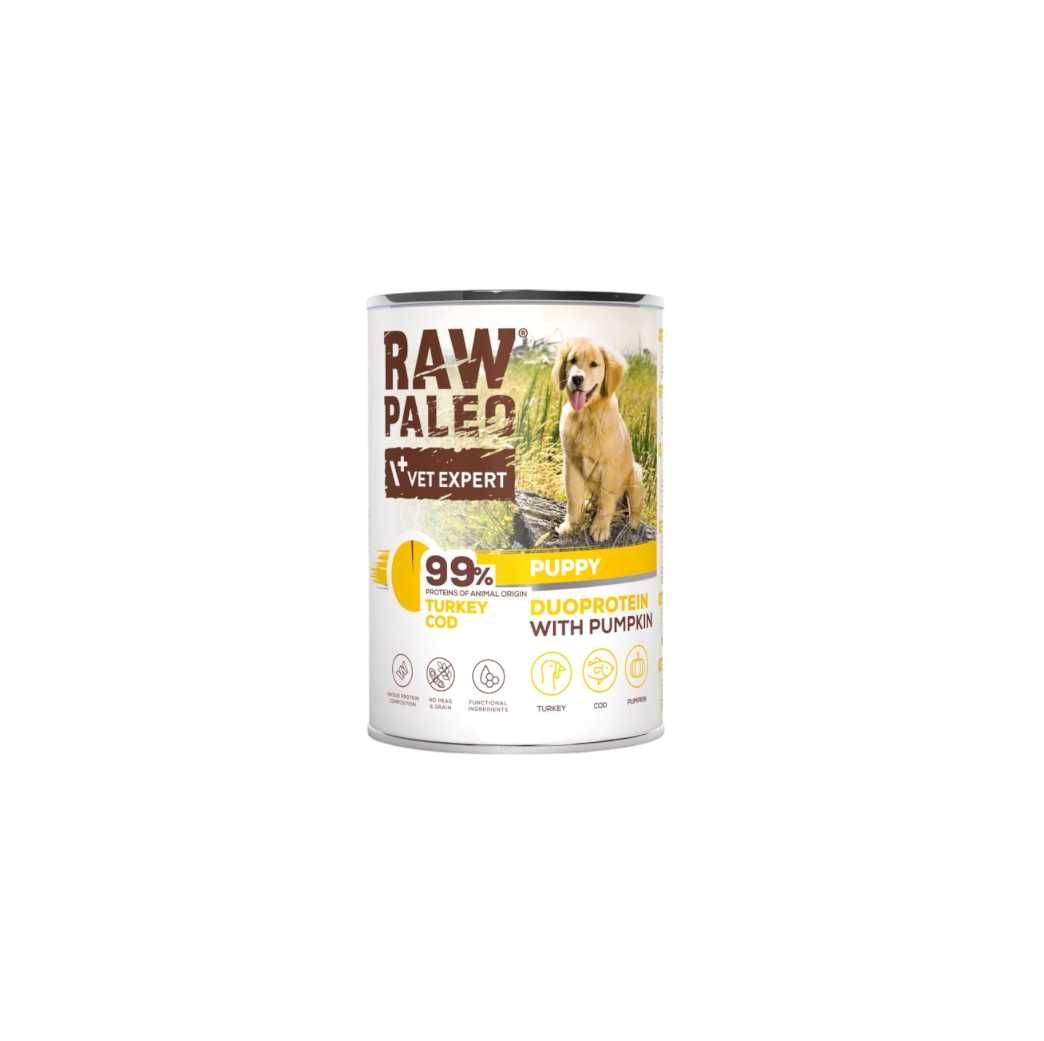 Raw Paleo Puppy Mix smaków 6x400g Duoproteinowa
