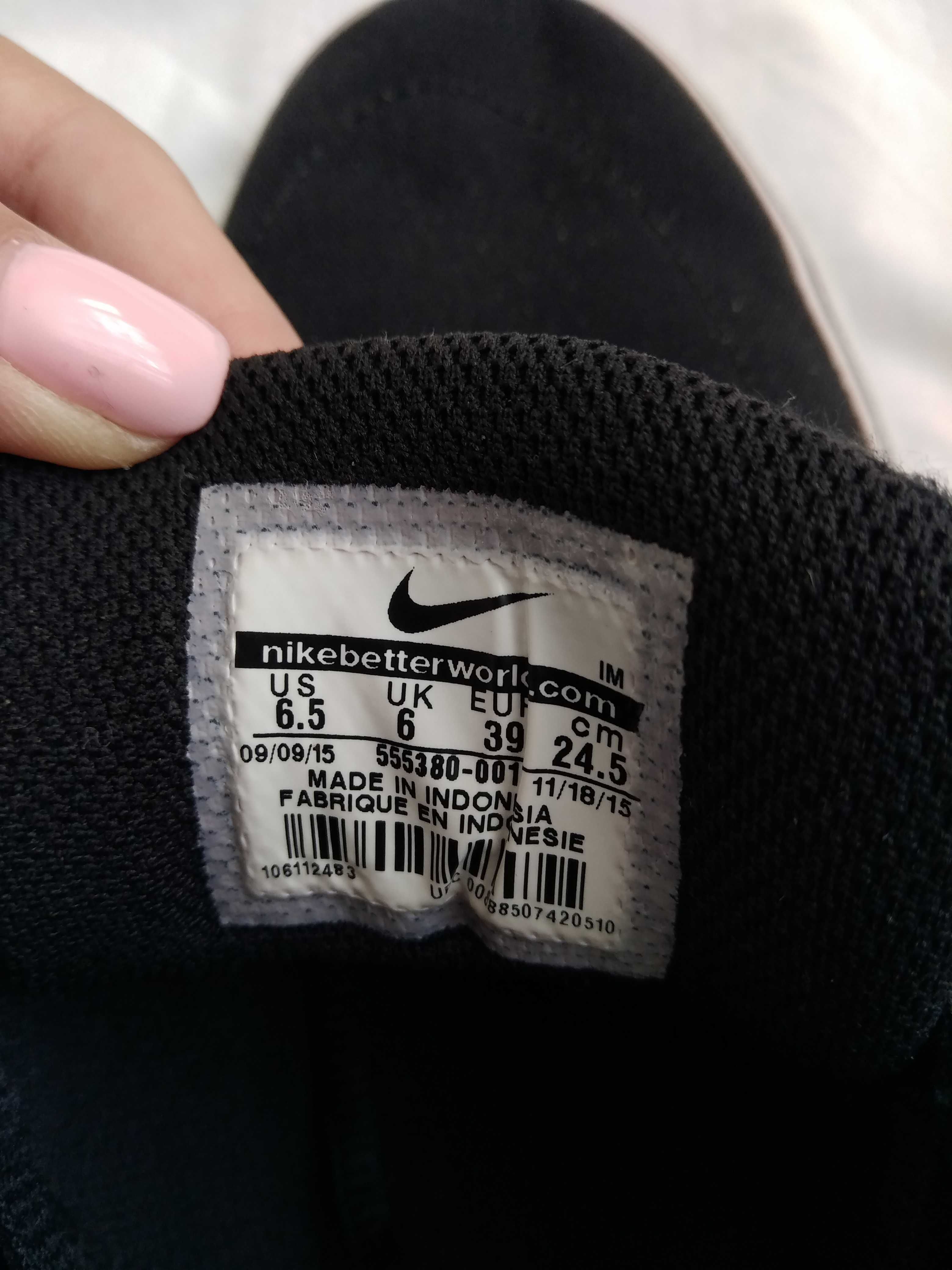 Черные кроссовки кеды Nike 38 39 размер