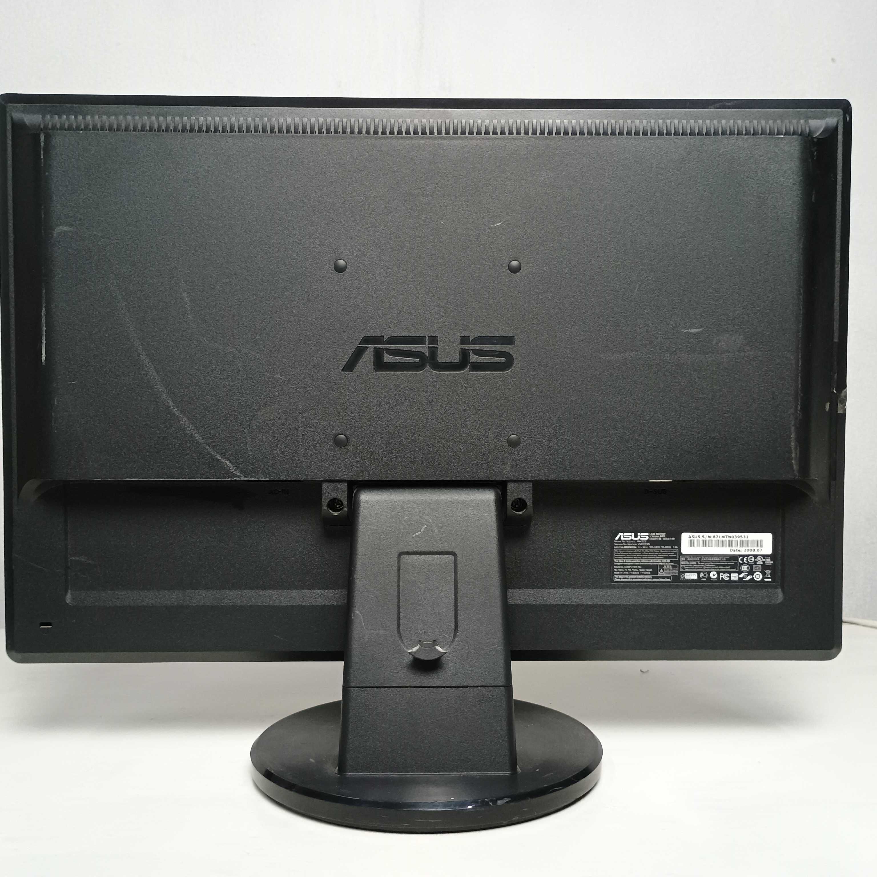 Монітор 22" Asus VW223D, 1680x1050, Б/В, не працює