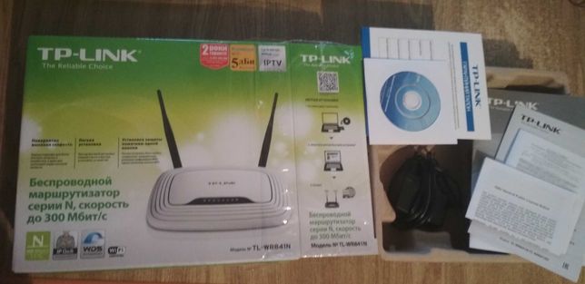 Wi-Fi роутер TP-link TL-WR841N 300 мб/сек
