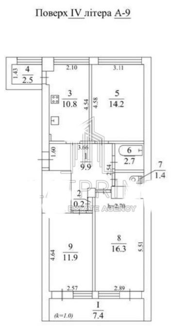 Без-%. Квартира 3х.ком(73м.кв) метро Золотые Ворота. Ул.Ирининская 1/3