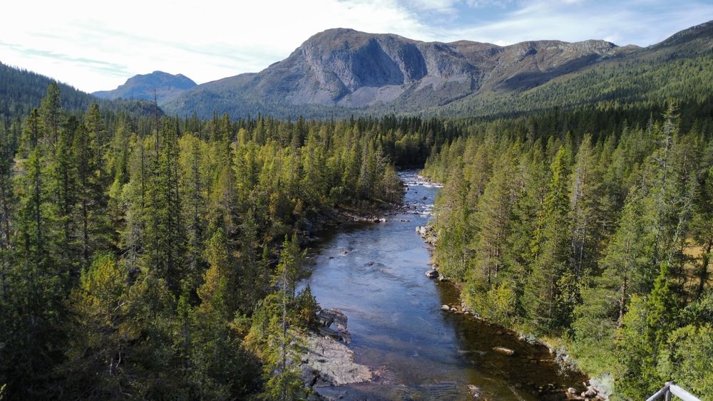 Domek nad jeziorem, Norwegia