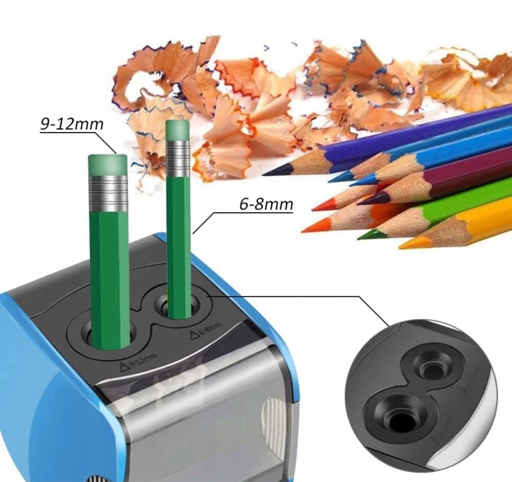 Automatyczna temperówka, podwójny otwór