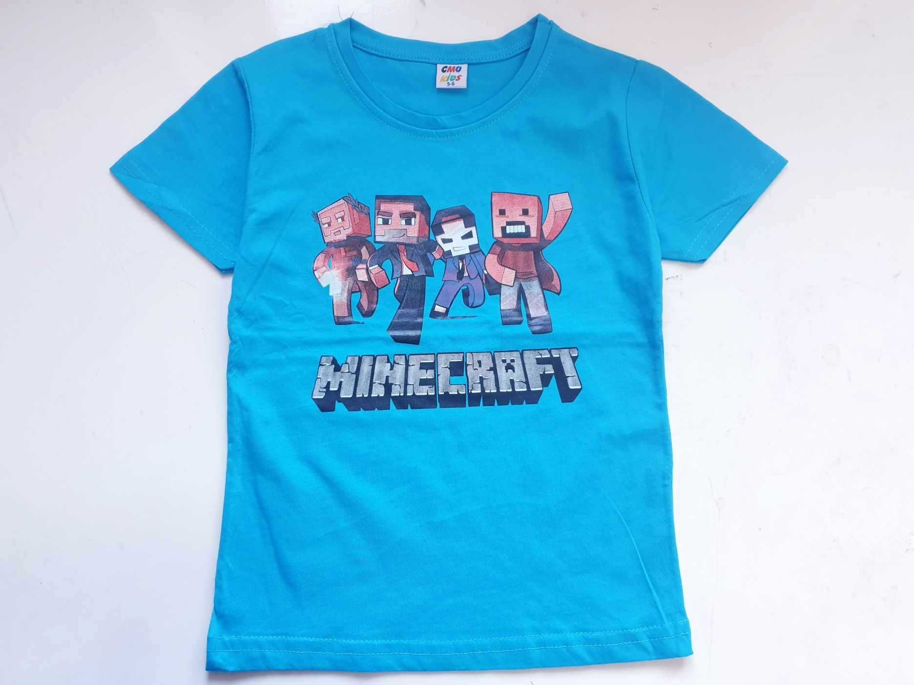 Minecraft nowa koszulka chłopięca 104 cm