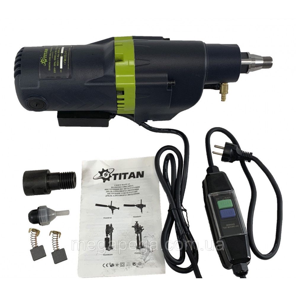 Установка алмазного бурения TITAN PDAKB251 + NS102 | Гарантия 1 год!!!