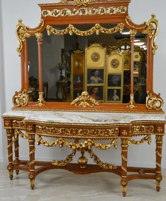 Console com espelho