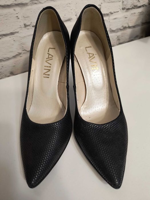 Szpilki damskie czarne Lavini rozm. 37