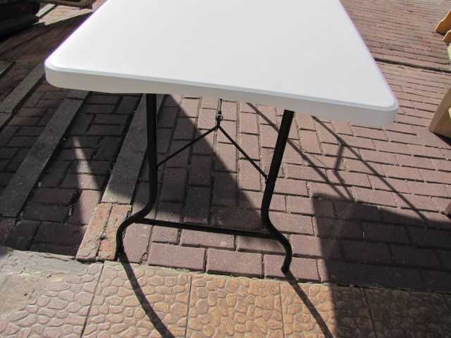 Składany Stół cateringowy Piknikowy ogrodowy 180 x 75 x 74 cm Stalowy