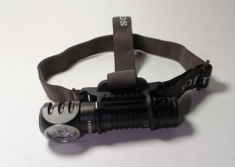 Potężna czołówka, 4 diody Nichia 519A, CRI>90, 5700K